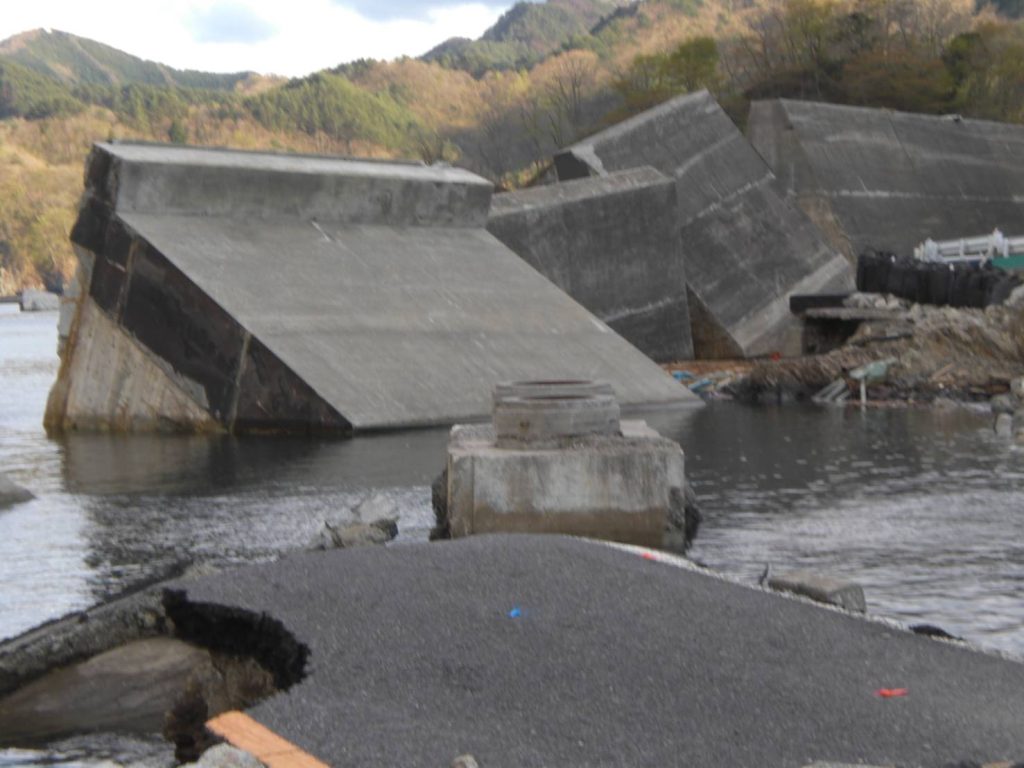 パワーアップ支援室の災害箇所風景